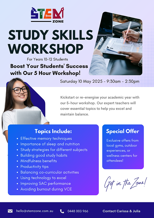 Study Skills Workshops STEM Zone study-skills-workshops-stem-zone